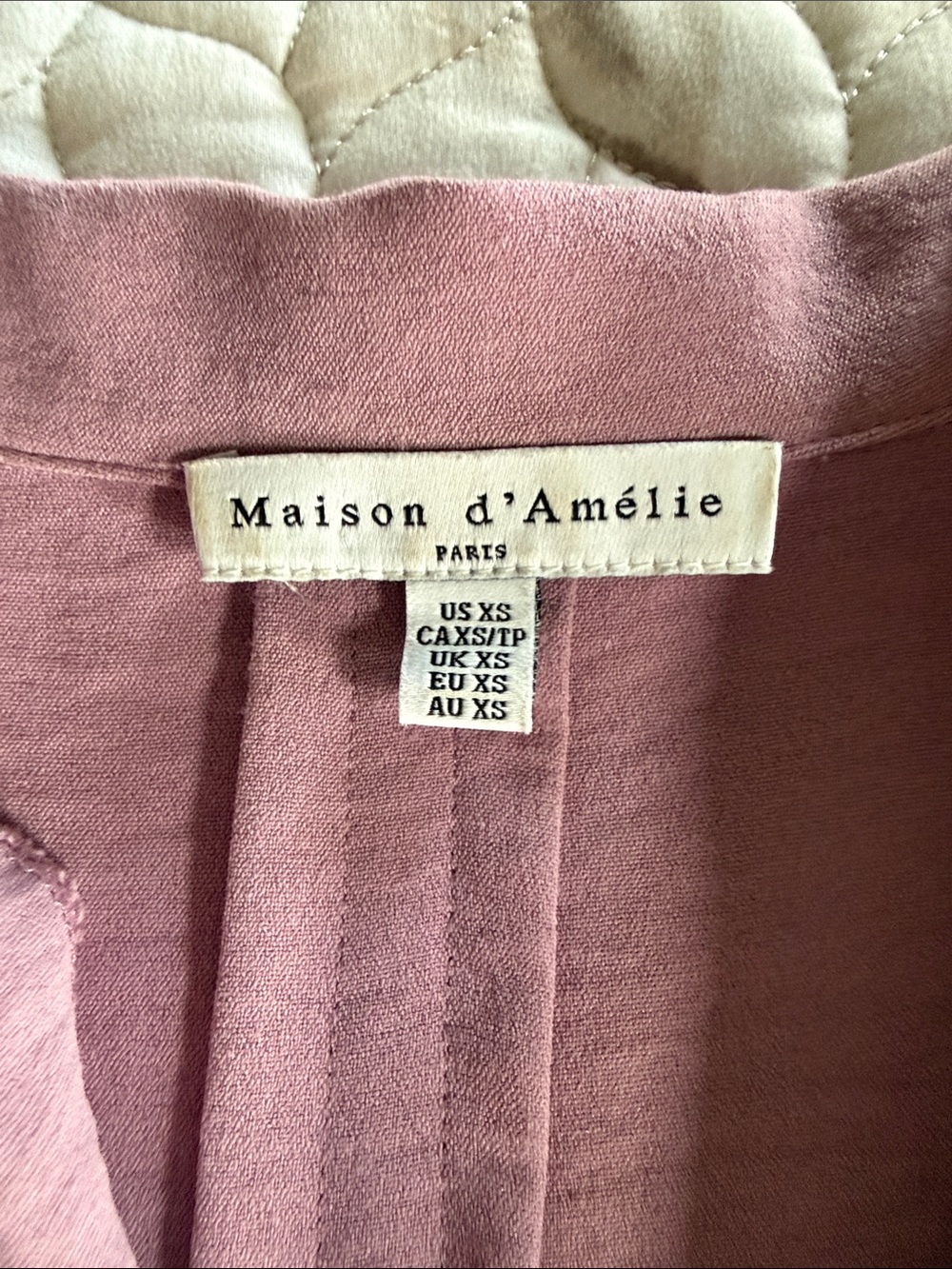 Maison d'Amélie Women's Lavender Blouse